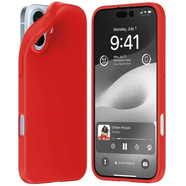 Etui Mercury Soft do Apple iPhone 16 Plus czerwony