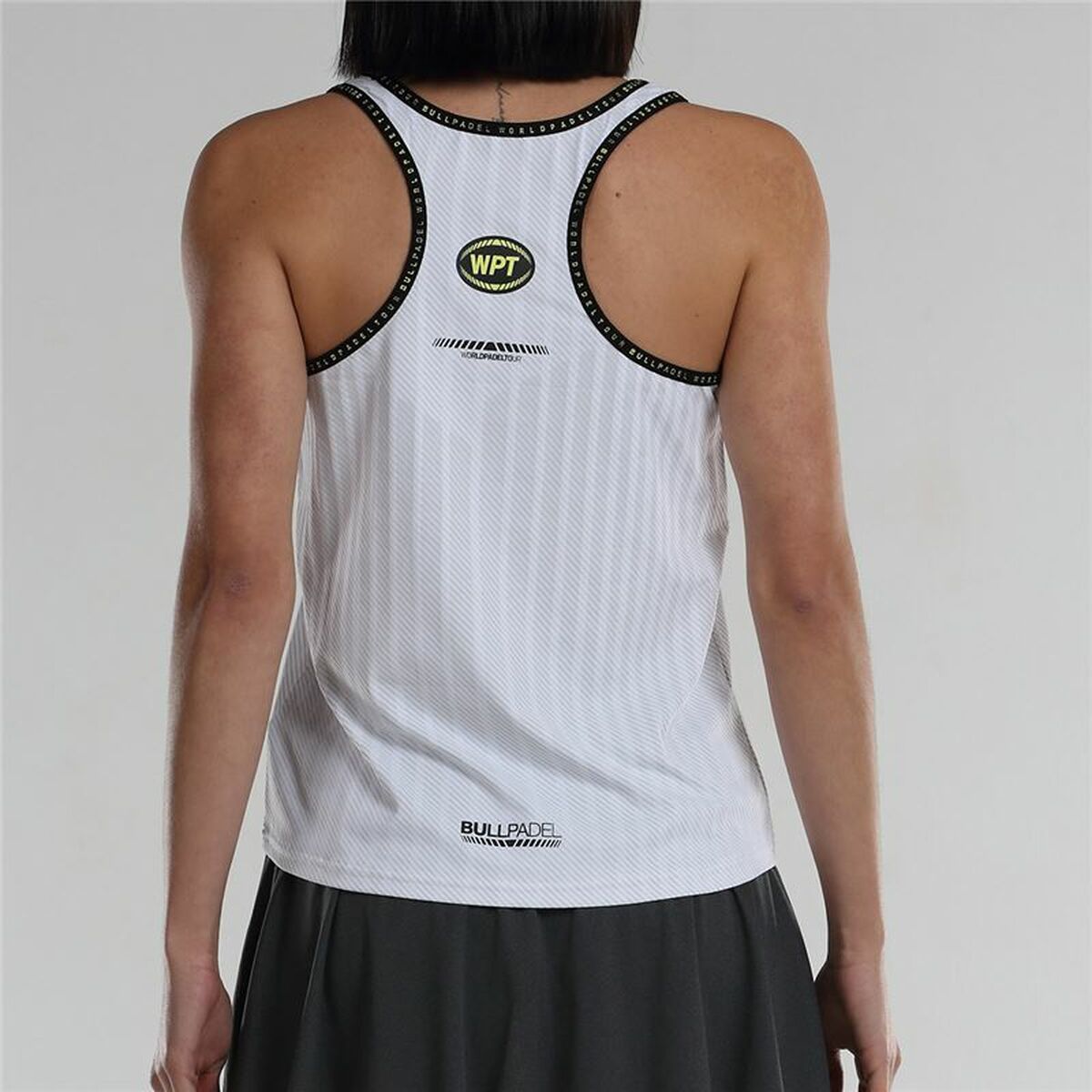 Tank Top Women Bullpadel Lugar Padel White Tank Top Women Bullpadel Lugar Padel White