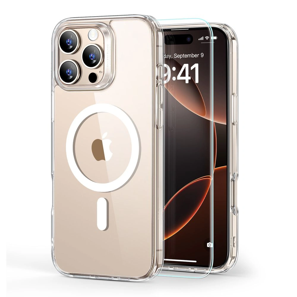 ESR Classic Hybrid Halolock MagSafe & Tempered Glass Apple iPhone 16 Pro Clear