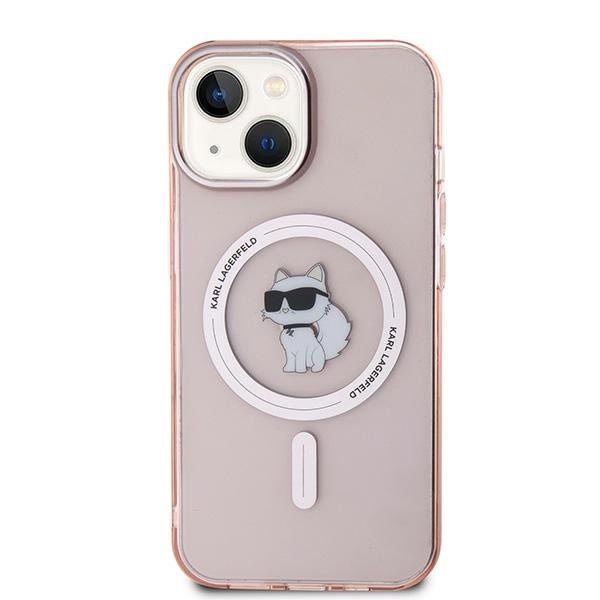 Karl Lagerfeld KLHMN61HFCCNOP Apple iPhone 11 / XR hardcase IML Choupette MagSafe pink