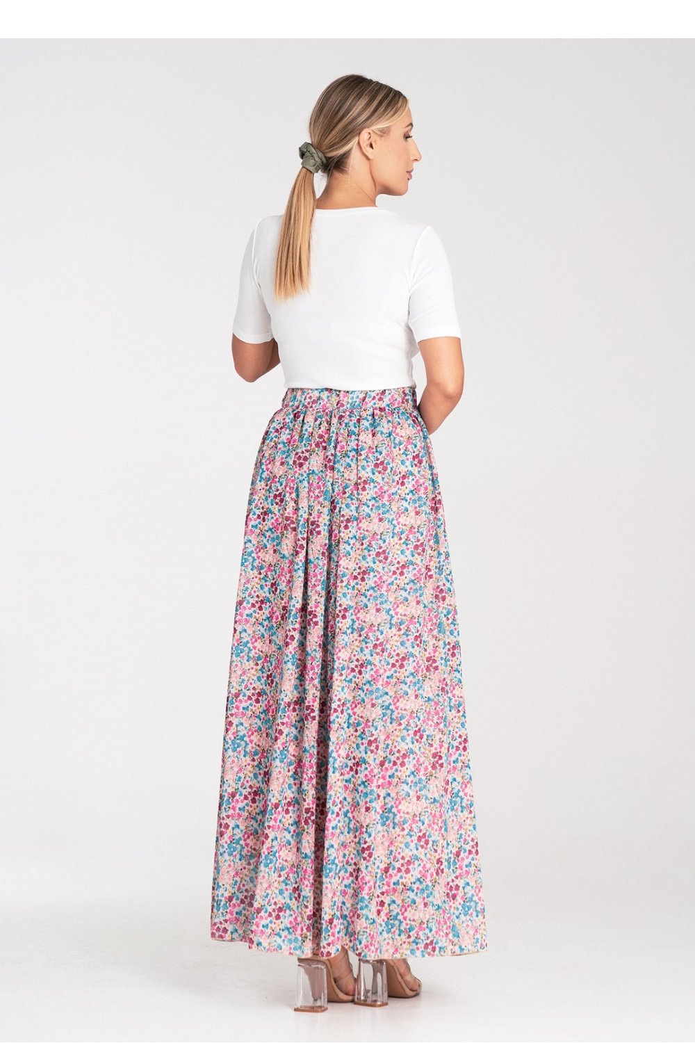  Long skirt model 204347 Figl  multicolor