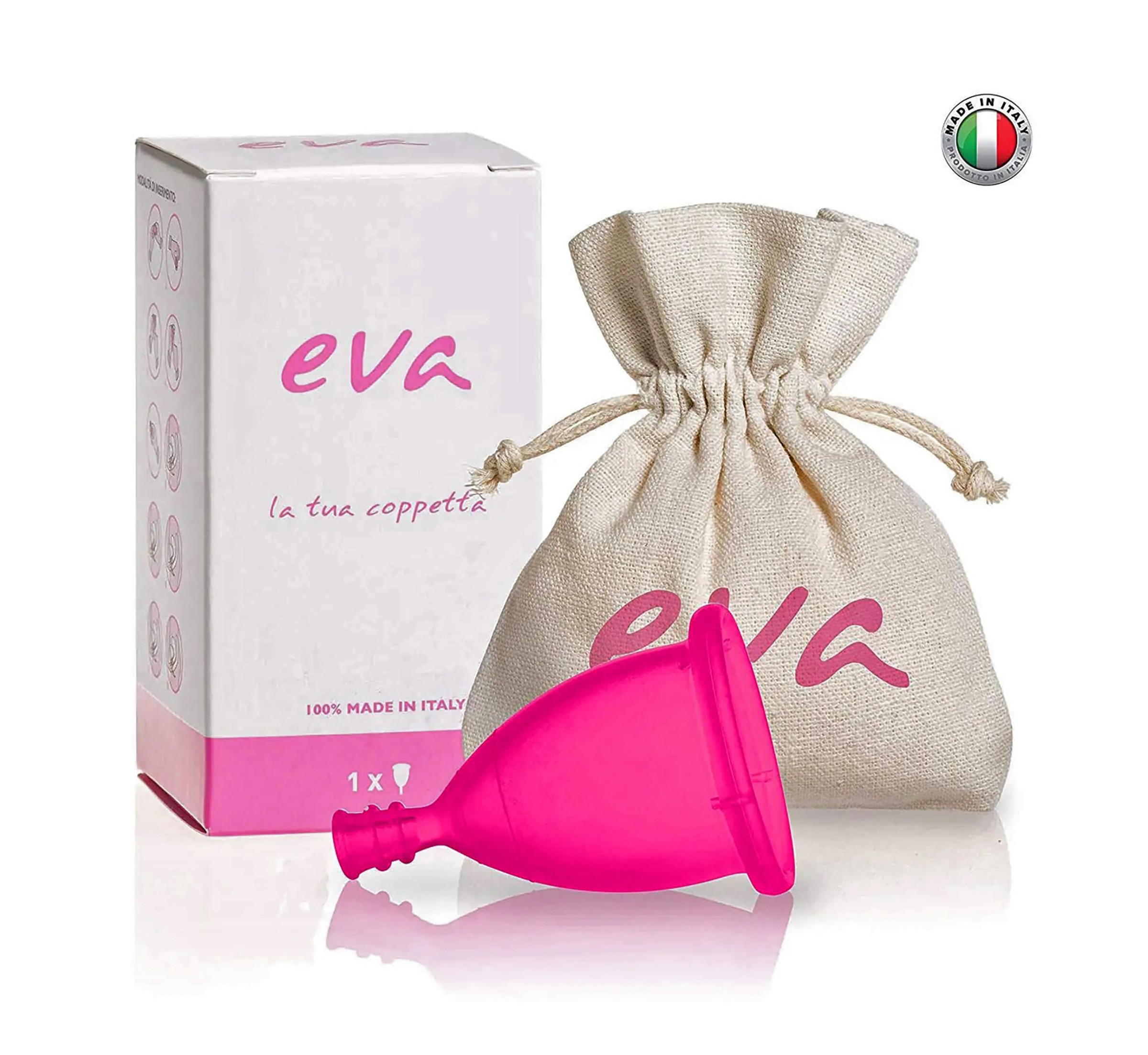 EVA Kubek Menstruacyjny - rozmiar S (różowy) 1 szt.