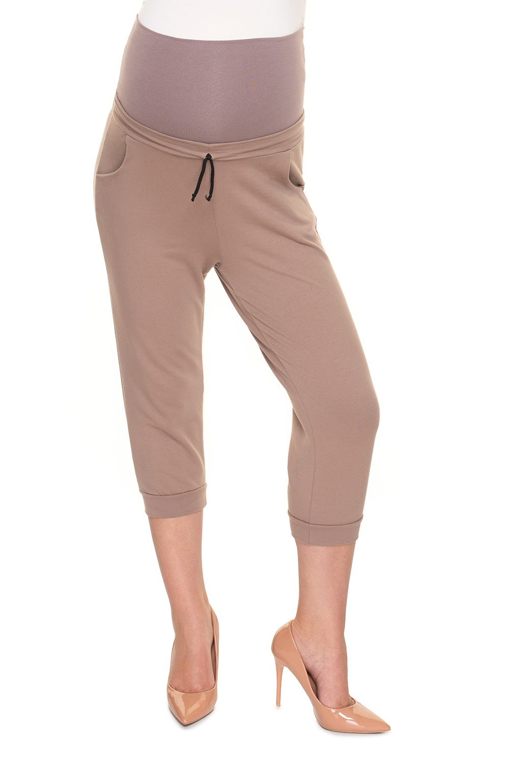  Crop pants model 157819 PeeKaBoo  beige