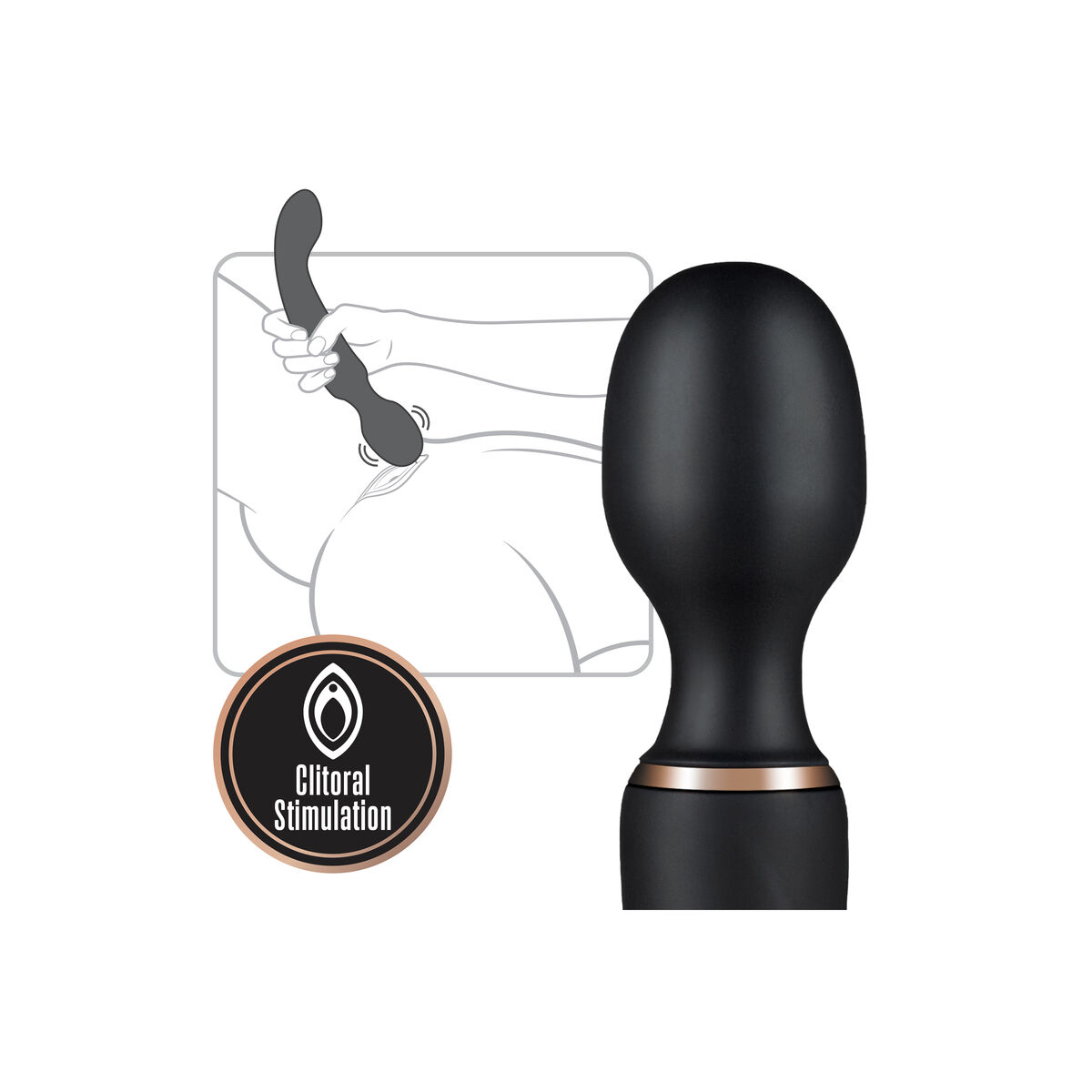 Massager Blush Lush Black Massager Blush Lush Black