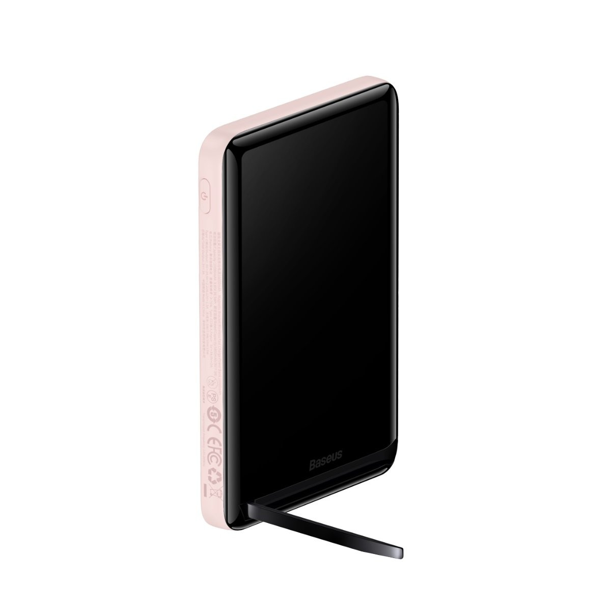 Powerbank Baseus Magnetic Bracket Wireless Charge MagSafe 10000mAh 20W Overseas Edition pink + kabel USB-C Xiaobai 60W 0,5m