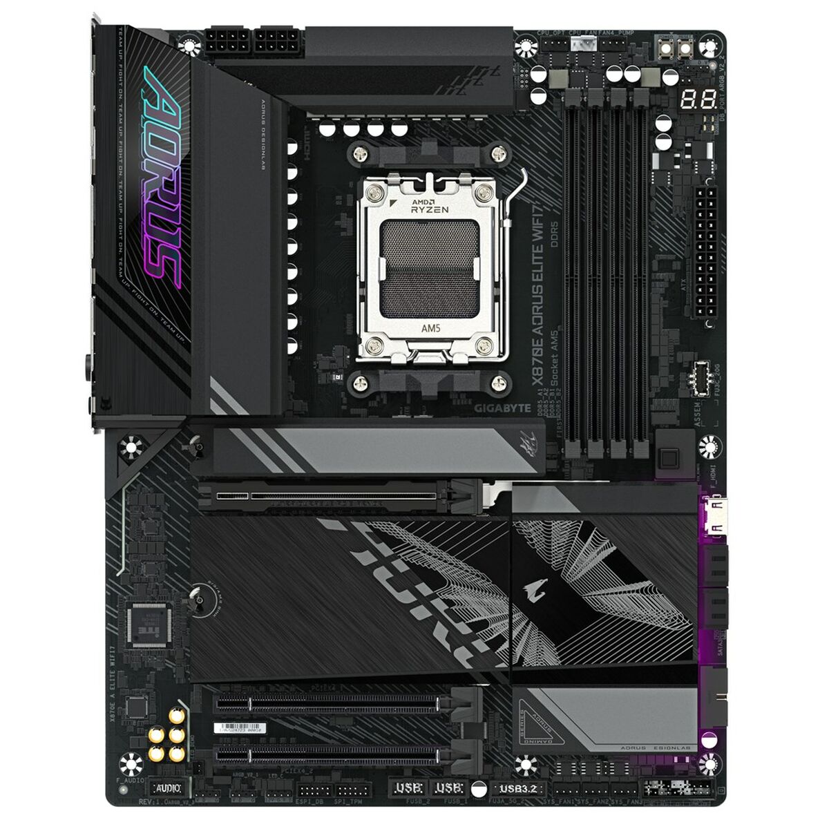 Motherboard Gigabyte X870E AORUS ELITE WIFI7 AMD AM5 AMD X870E