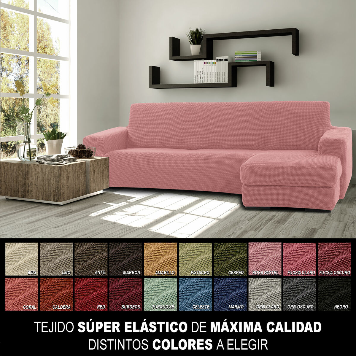 Chaise longue cover with short right arm Sofaskins NIAGARA 210 - 340 cm Chaise longue cover with short right arm Sofaskins NIAGARA 210 - 340 cm