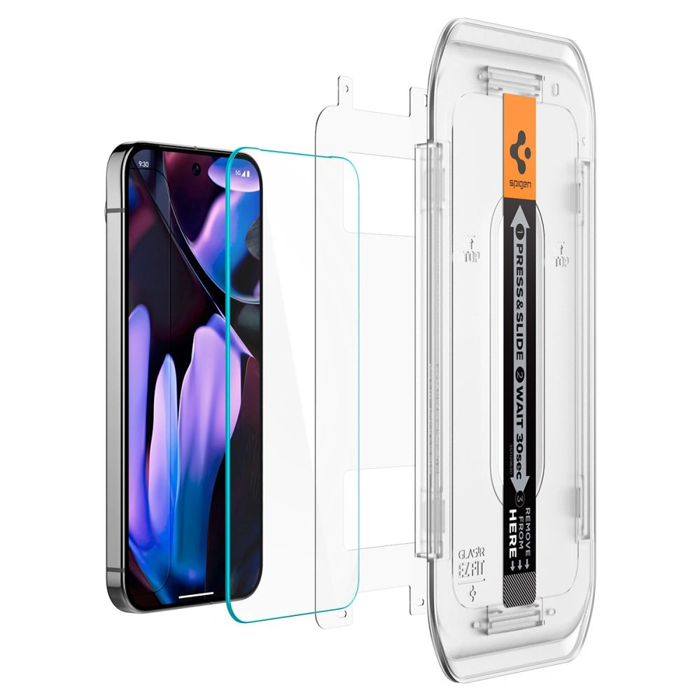 Spigen GLAS.tR ez Fit Google Pixel 9 / 9 Pro Clear [2 PACK]
