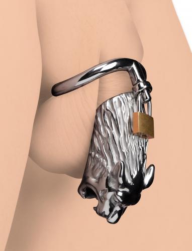 Tiger King Cock Cage With Lock
