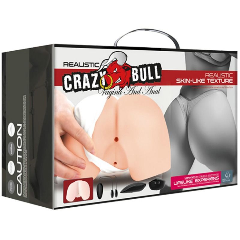 CRAZY BULL - REALISTIC ANUS AND VAGINA WITH VIBRATION POSTURE 4 CRAZY BULL - REALISTIC ANUS AND VAGINA WITH VIBRATION POSTURE 4