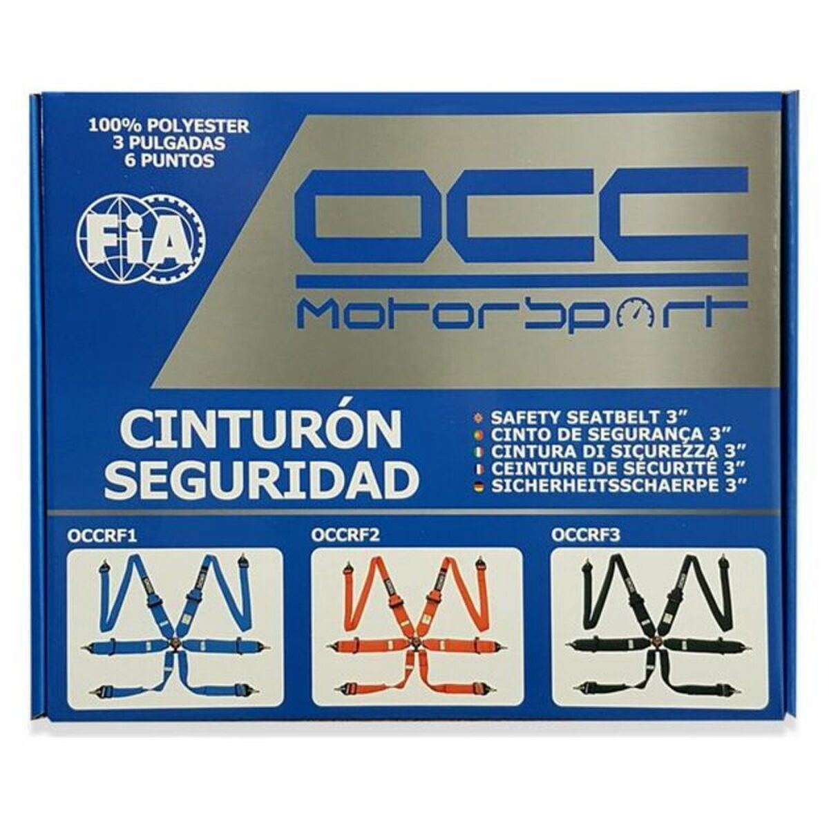 Harness with 6 fastening points Fia Racing OCC Motorsport