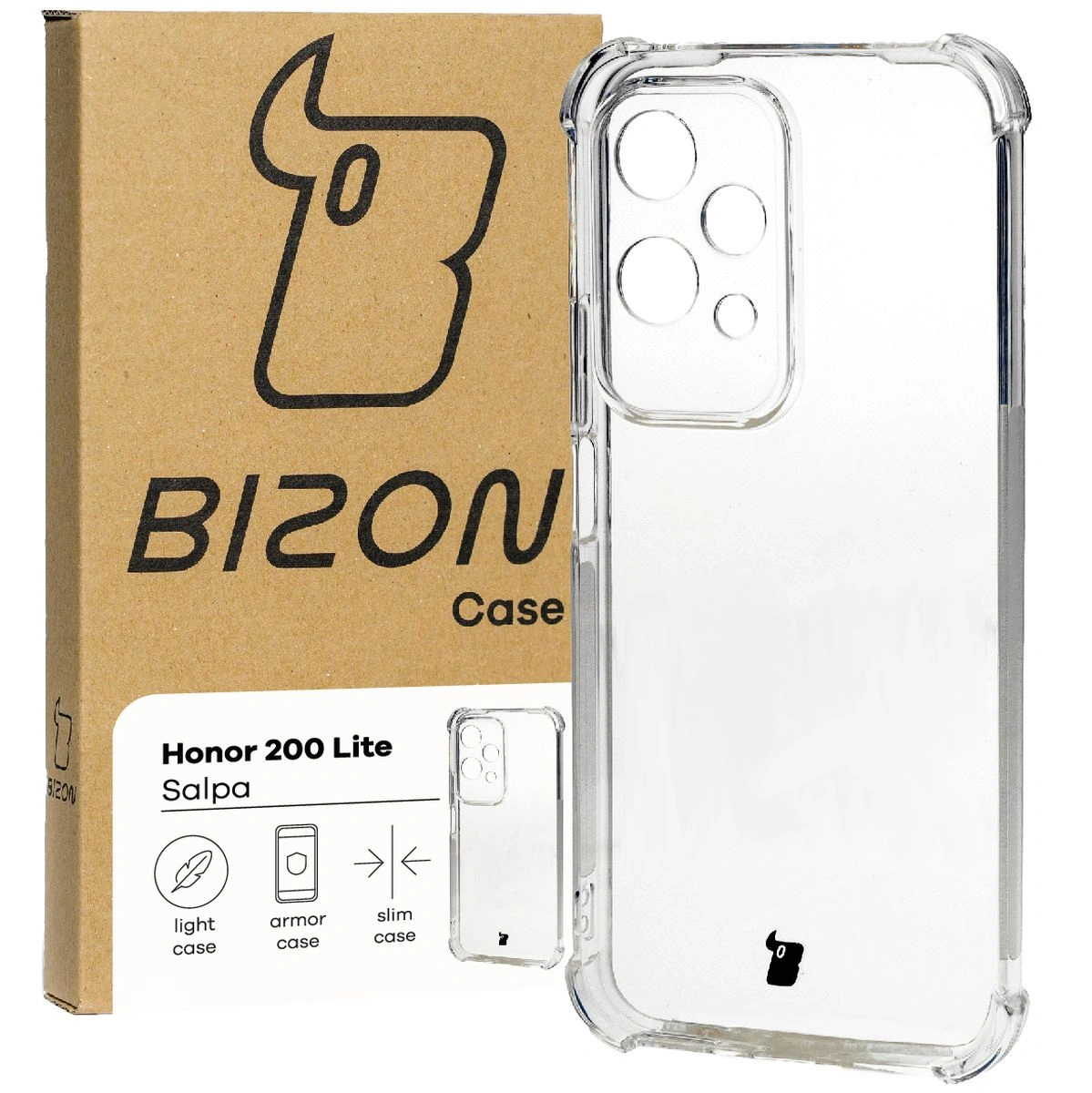 Bizon Case Salpa Honor 200 Lite clear