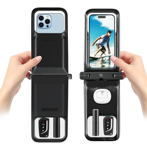 Universal double waterproof case 6.7" USAMS IP68 white