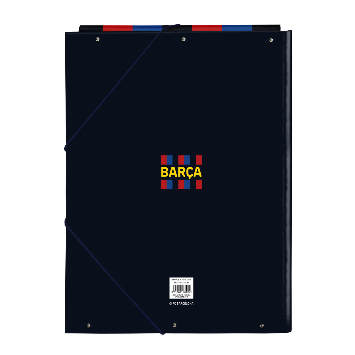 Folder F.C. Barcelona Maroon Navy Blue A4 (26 x 33.5 x 2.5 cm)