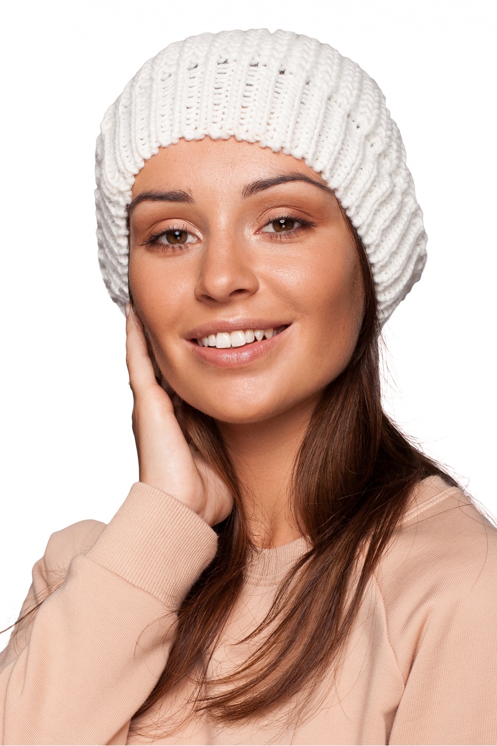 Beret model 148903 BE Knit  beige