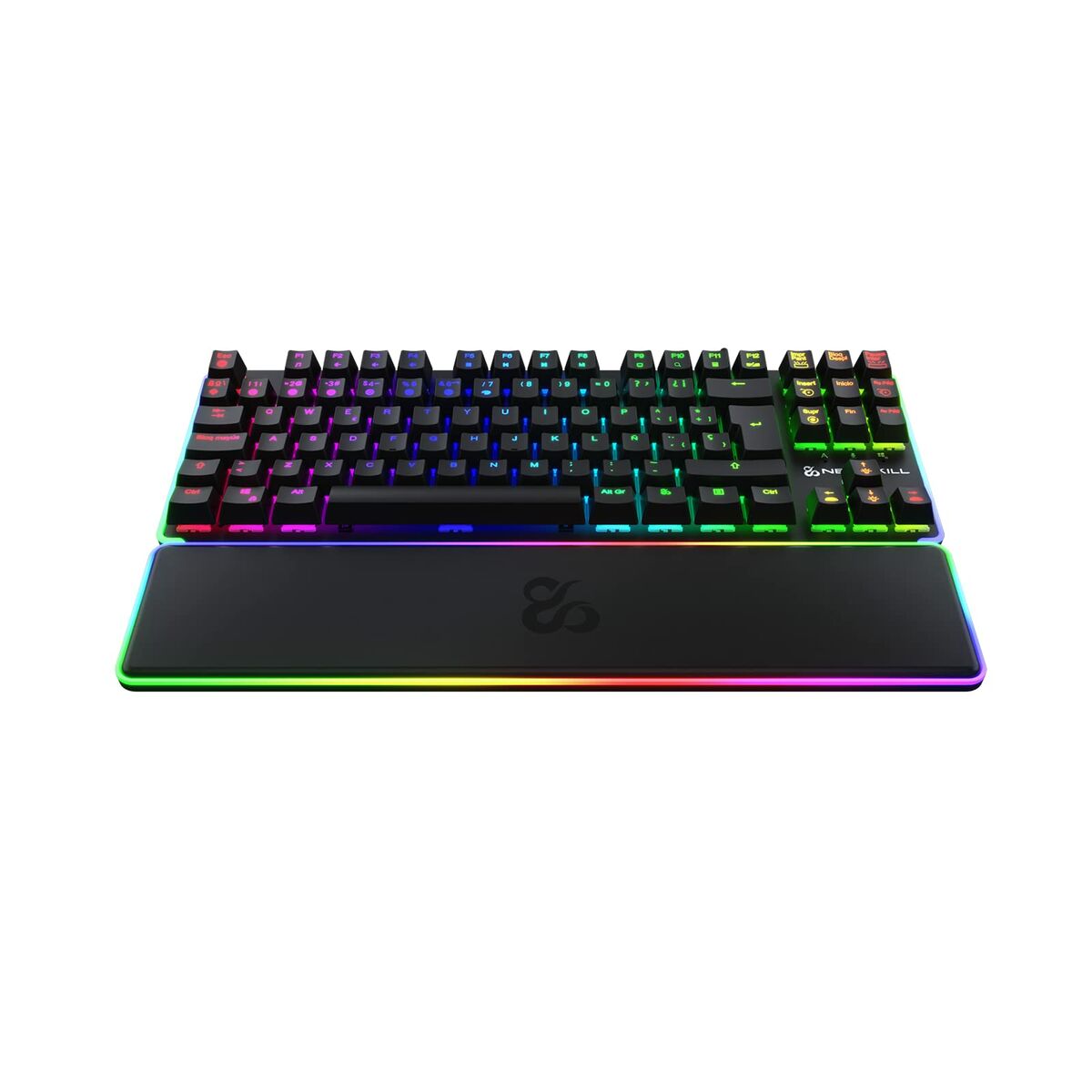 Gaming Keyboard Newskill Gungnyr TKL Pro Spanish Qwerty Black LED RGB