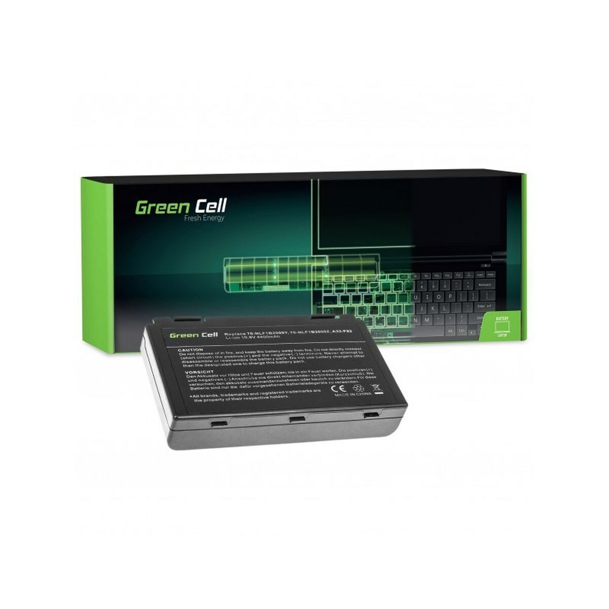 Notebook Battery Green Cell AS01 Black 4400 mAh