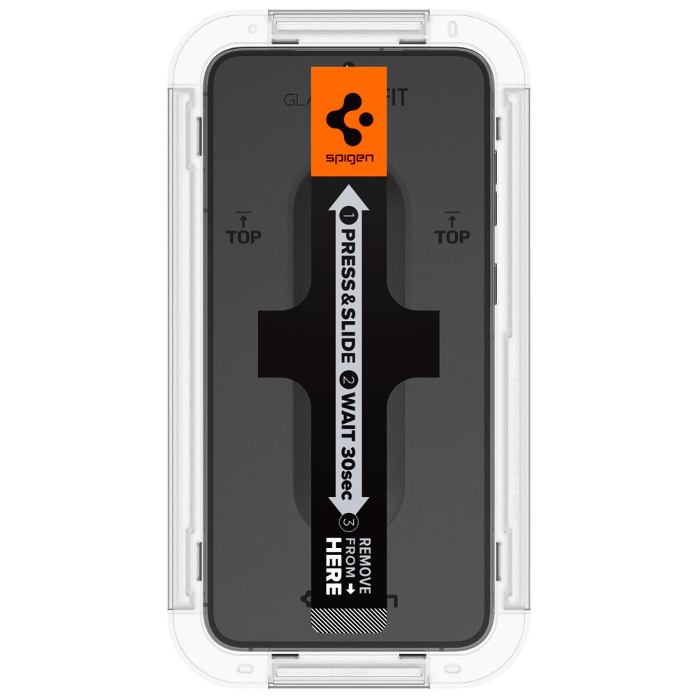 Spigen GLAS.tR ez Fit Samsung Galaxy S23 Clear [2 PACK]