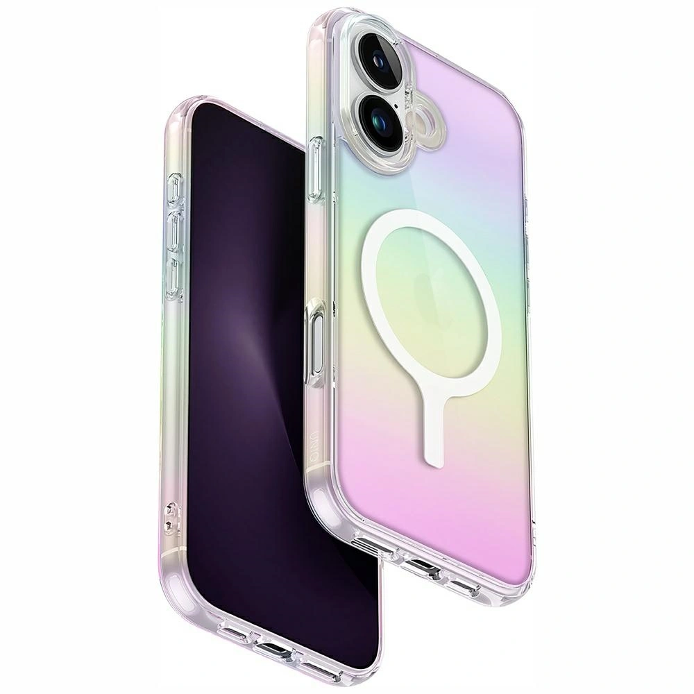 UNIQ Iridescia Apple iPhone 16 Magclick Charging holographic