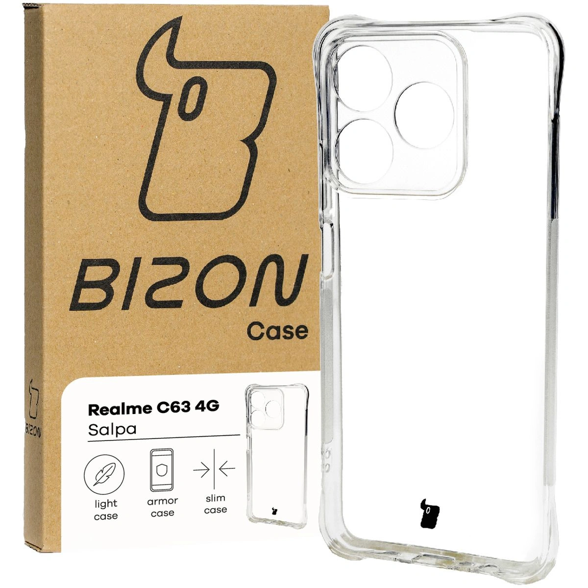 Bizon Case Salpa Realme C63 4G clear