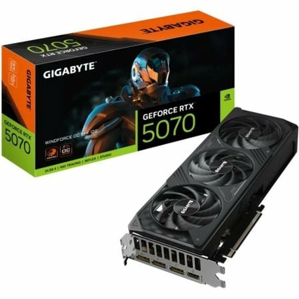 Graphics card Gigabyte 9VN5070WO-00-G10 nvidia geforce rtx 5070 12 GB GDDR6 Graphics card Gigabyte 9VN5070WO-00-G10 nvidia geforce rtx 5070 12 GB GDDR6