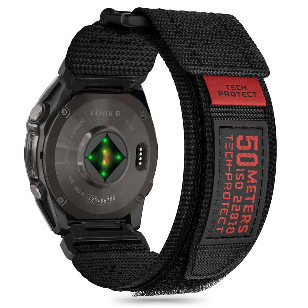 Tech-Protect Scout Pro Garmin Fenix 5 / 6 / 6 Pro / 7 / 8 47mm / E Black