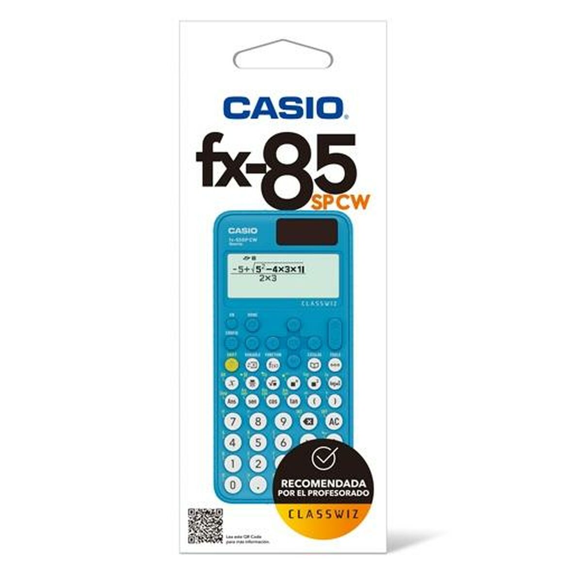 Calculator Casio Blue Plastic