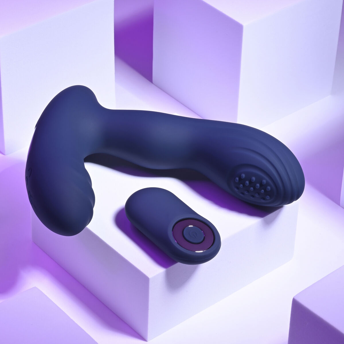 Cassini Anal Vibrator Black Playboy Blue Cassini Anal Vibrator Black Playboy Blue