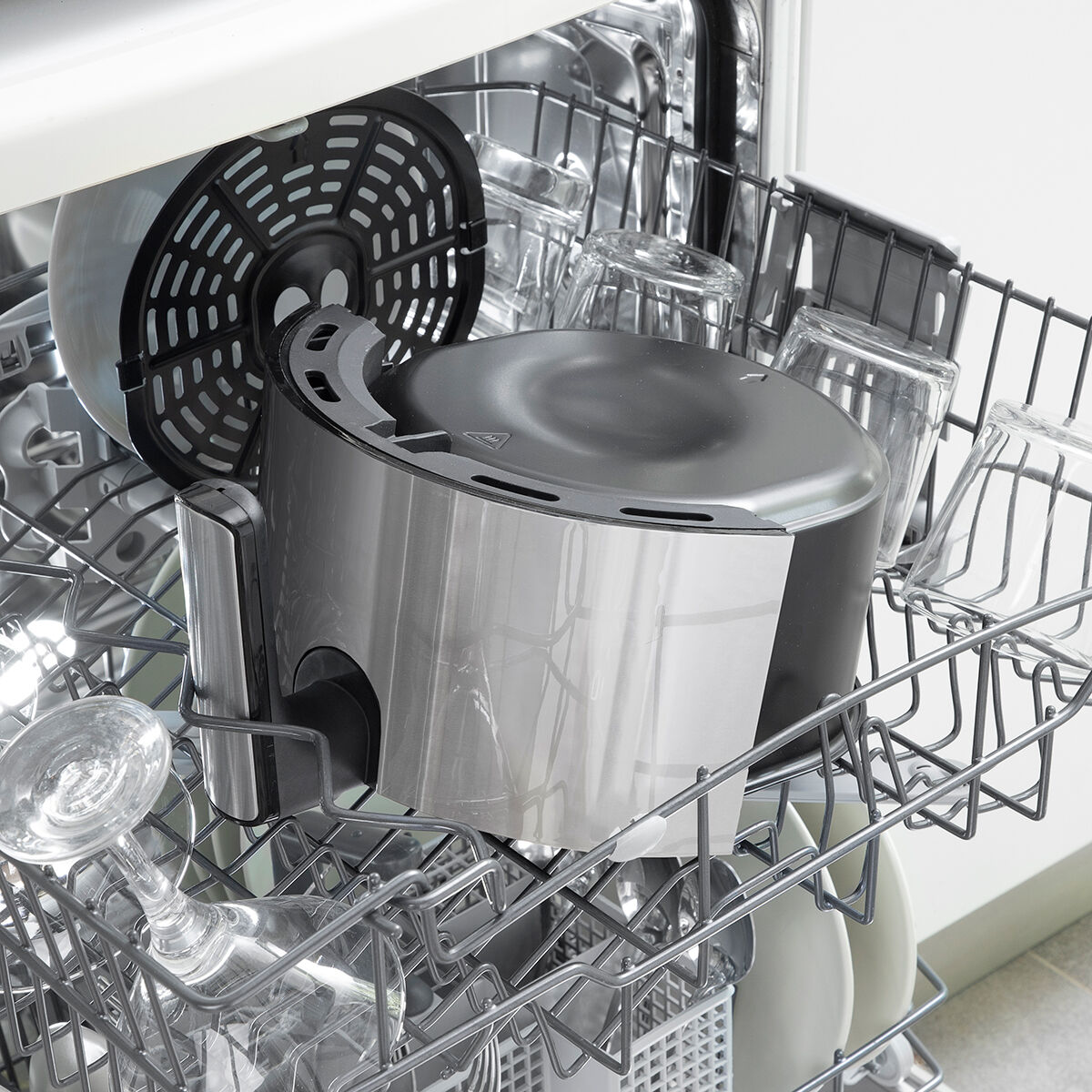 No-Oil Fryer InnovaGoods Fryinn 3500 Black Stainless steel 1400 W 3,5 L No-Oil Fryer InnovaGoods Fryinn 3500 Black Stainless steel 1400 W 3,5 L