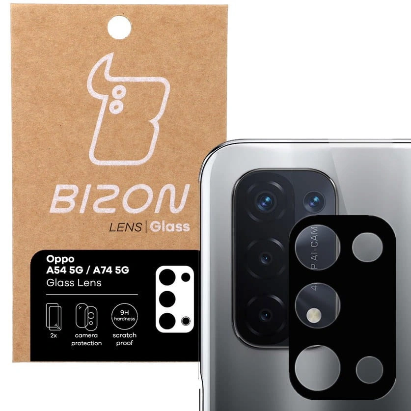 Bizon Glass Lens Oppo A54 5G / A74 5G [2 PACK]