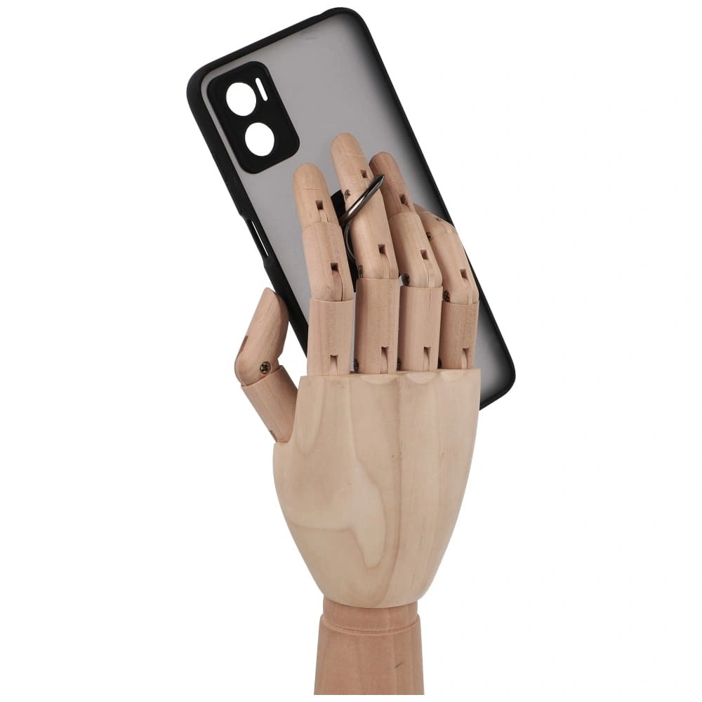Bizon Case Hybrid Ring Motorola Moto E22 / E22i smoky with a black frame