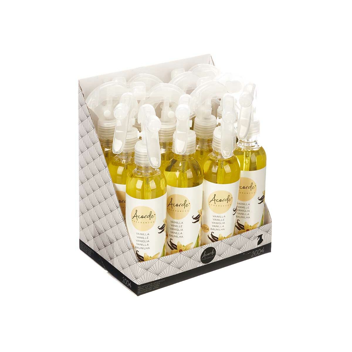 Air Freshener Acorde 4-C-AR Vanilla 200 ml (12 Units)