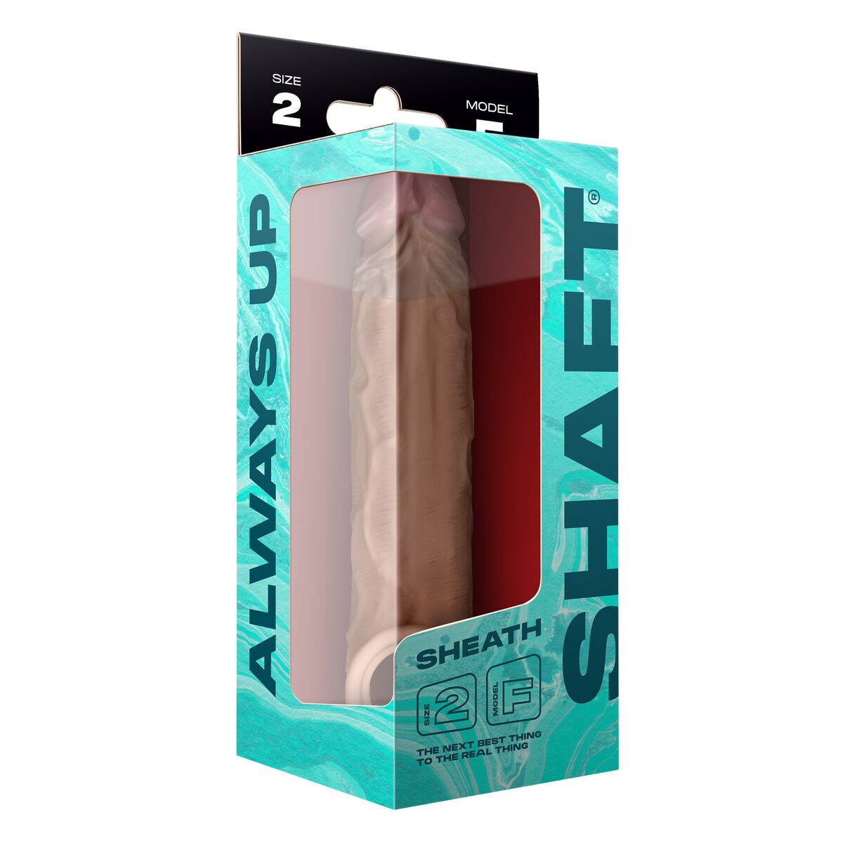 Penis cover Shaft Model F Brown Ø 4,8 cm