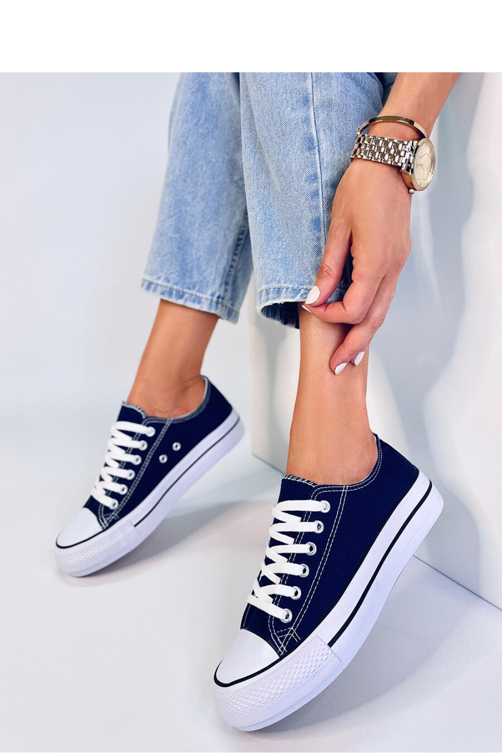 Sneakers model 178738 Inello marineblau Damen