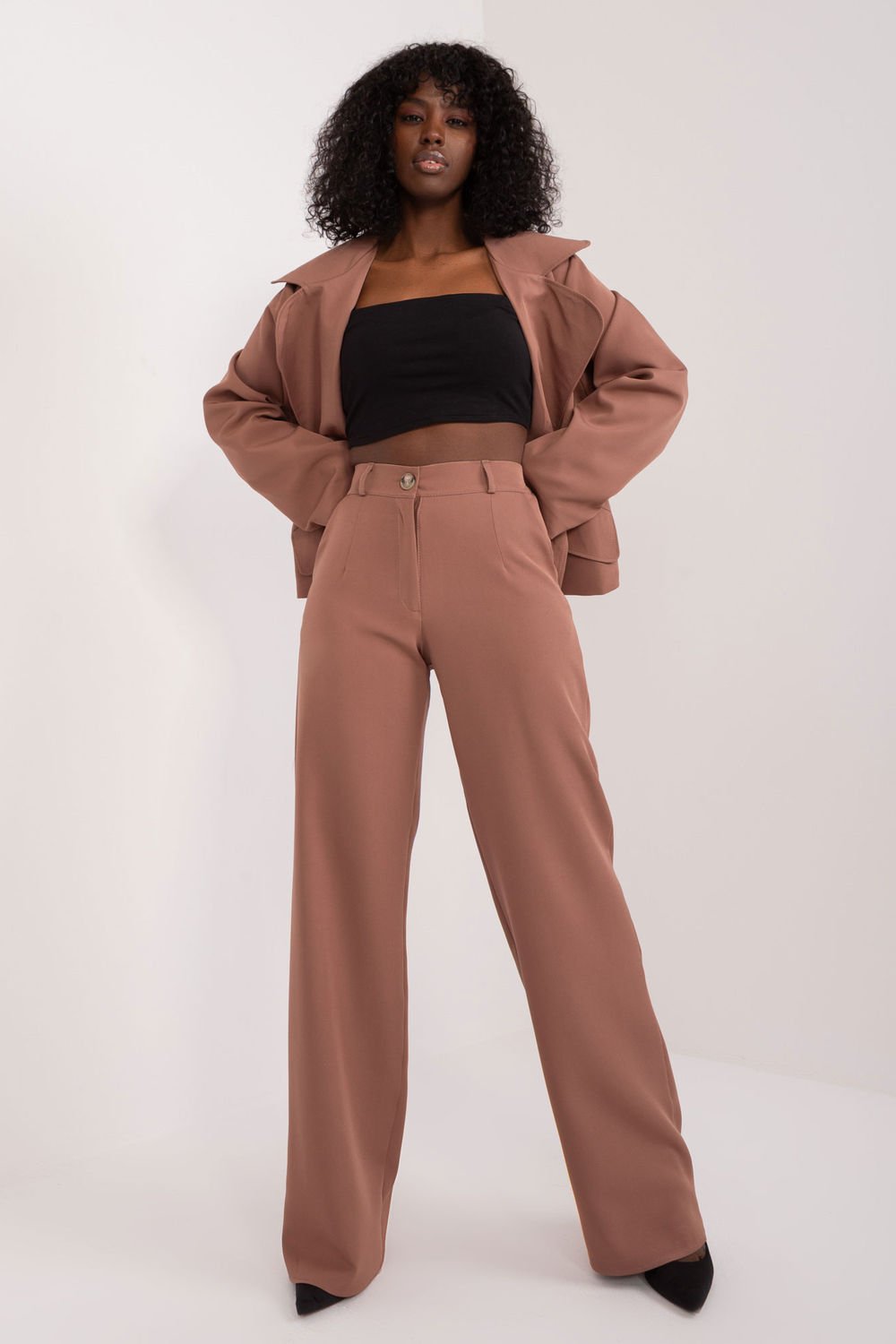  Trousers model 194207 Lakerta  brown