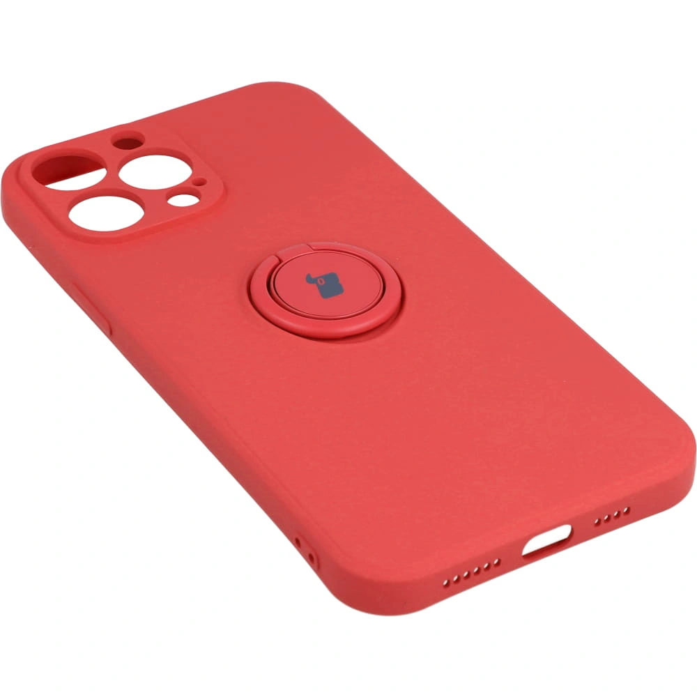 Bizon Case Silicone Ring Apple iPhone 13 Pro Max dark pink
