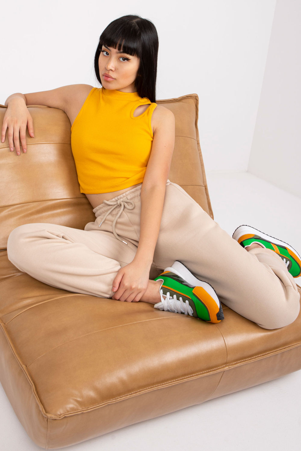  Tracksuit trousers model 166635 Ex Moda  beige