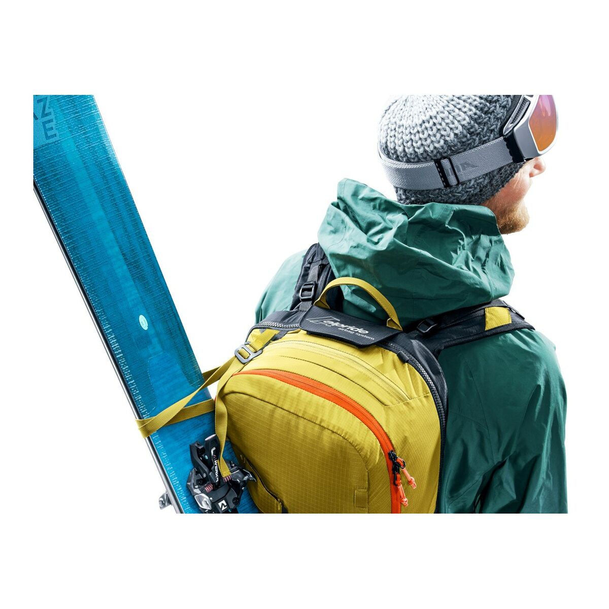Mountain Backpack Deuter Alproof Lite 22 Yellow Grey Orange 22 L Mountain Backpack Deuter Alproof Lite 22 Yellow Grey Orange 22 L