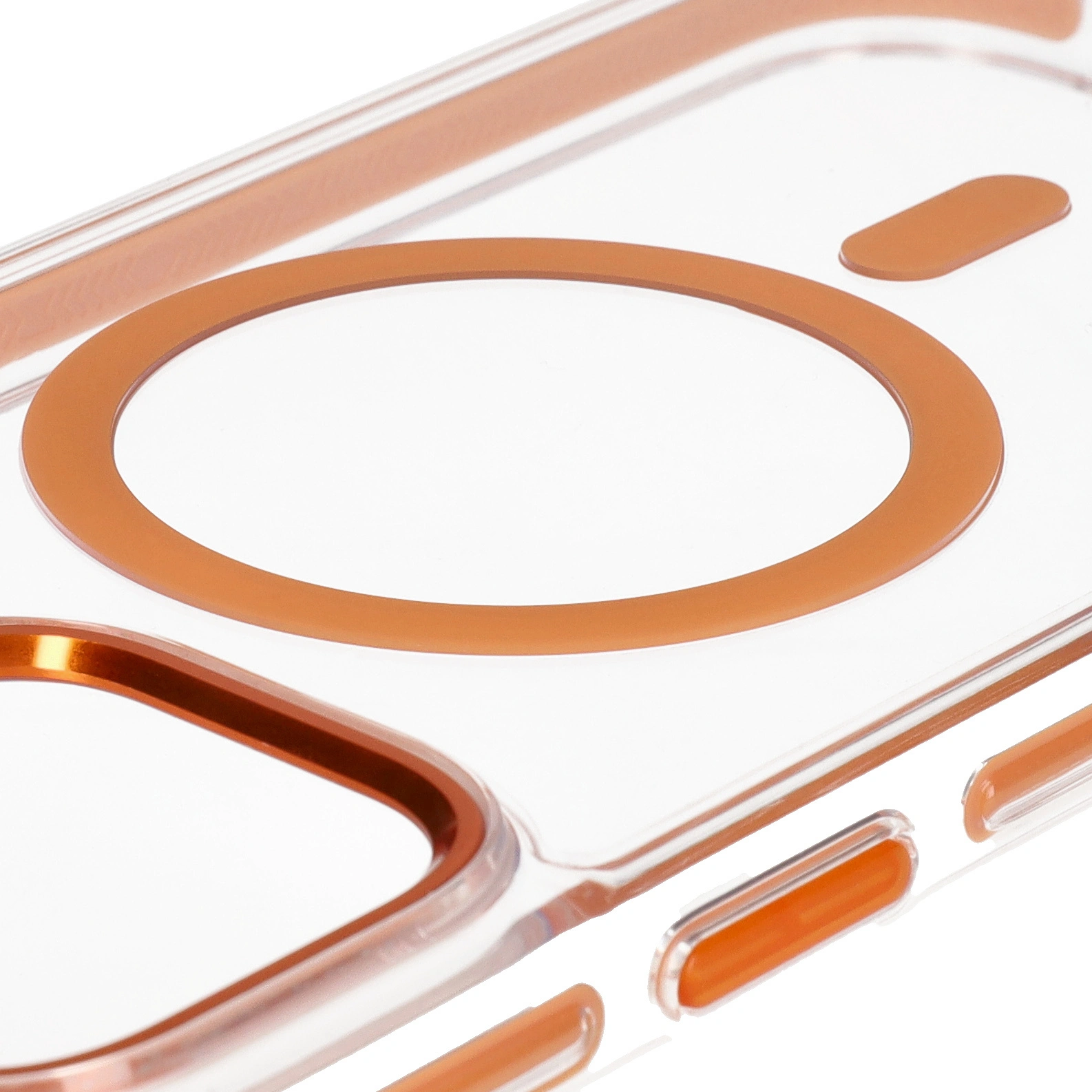 Bizon Case Marco Apple iPhone 14 Pro Max clear with orange frame
