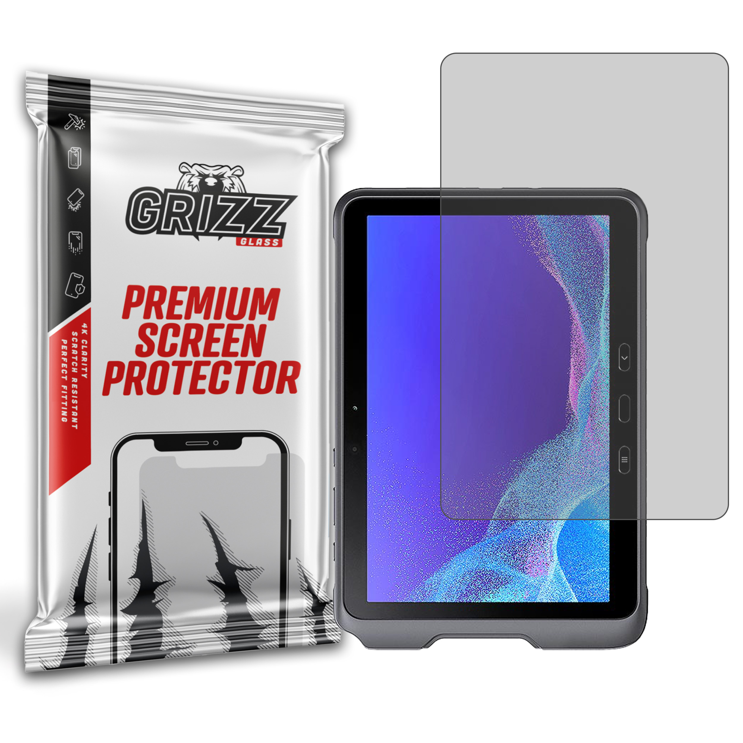 GrizzGlass PaperScreen Samsung Galaxy Tab Active4 Pro