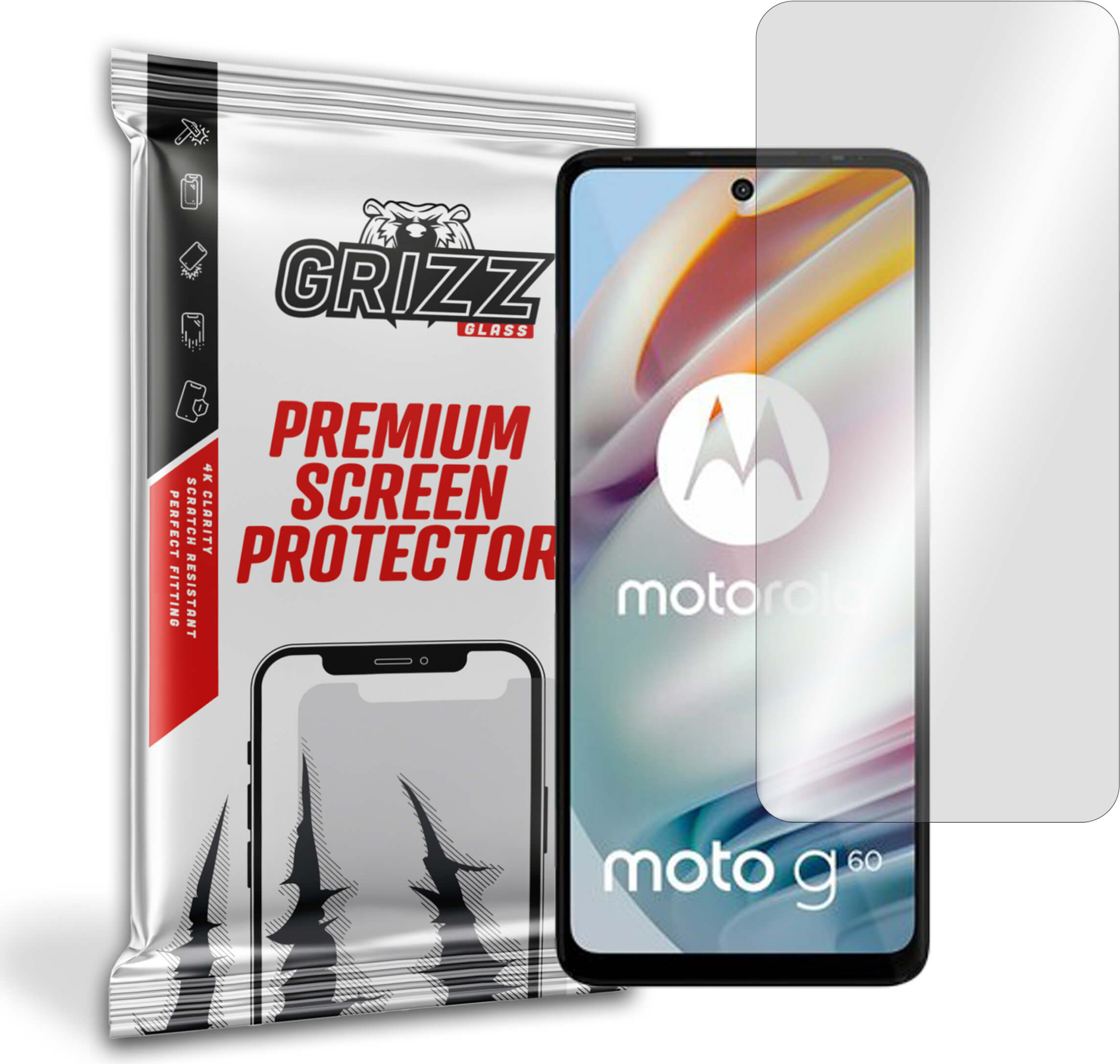 GrizzGlass HybridGlass Motorola Moto G60s