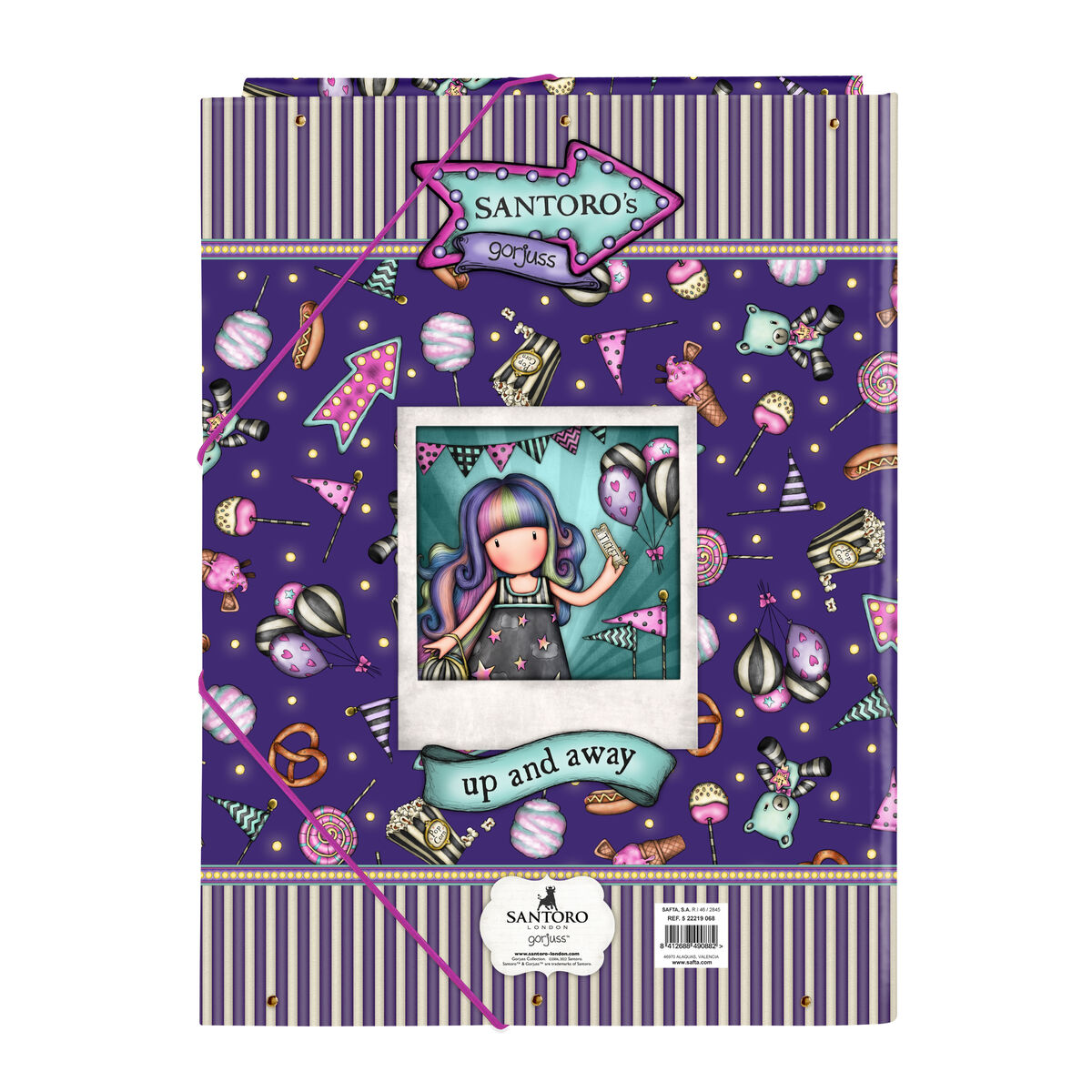 Folder Gorjuss Up and away Purple A4 (26 x 33.5 x 2.5 cm)