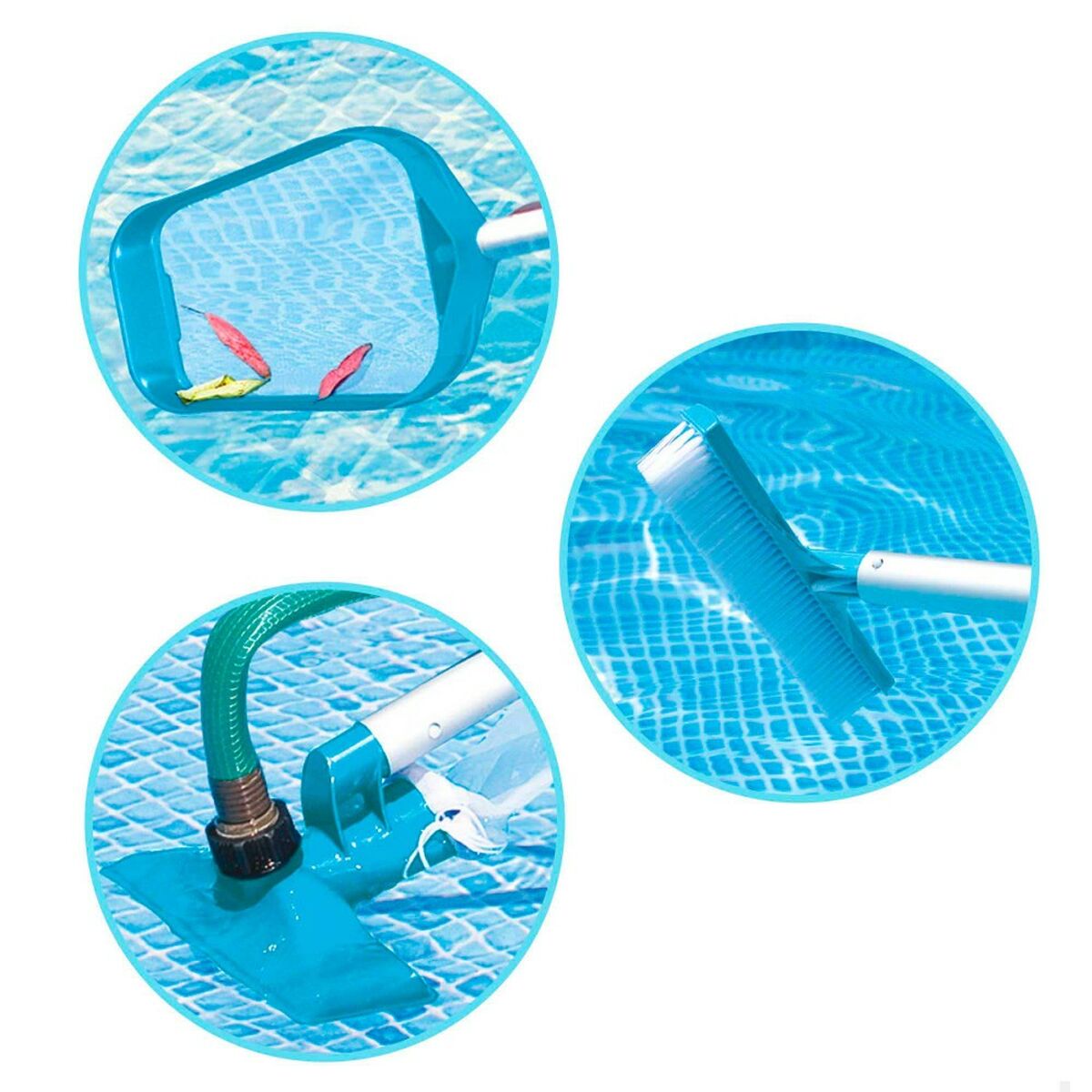 Schwimmbad-Wartungsset Intex Basic 3 Stücke 30 x 3 x 41 cm
