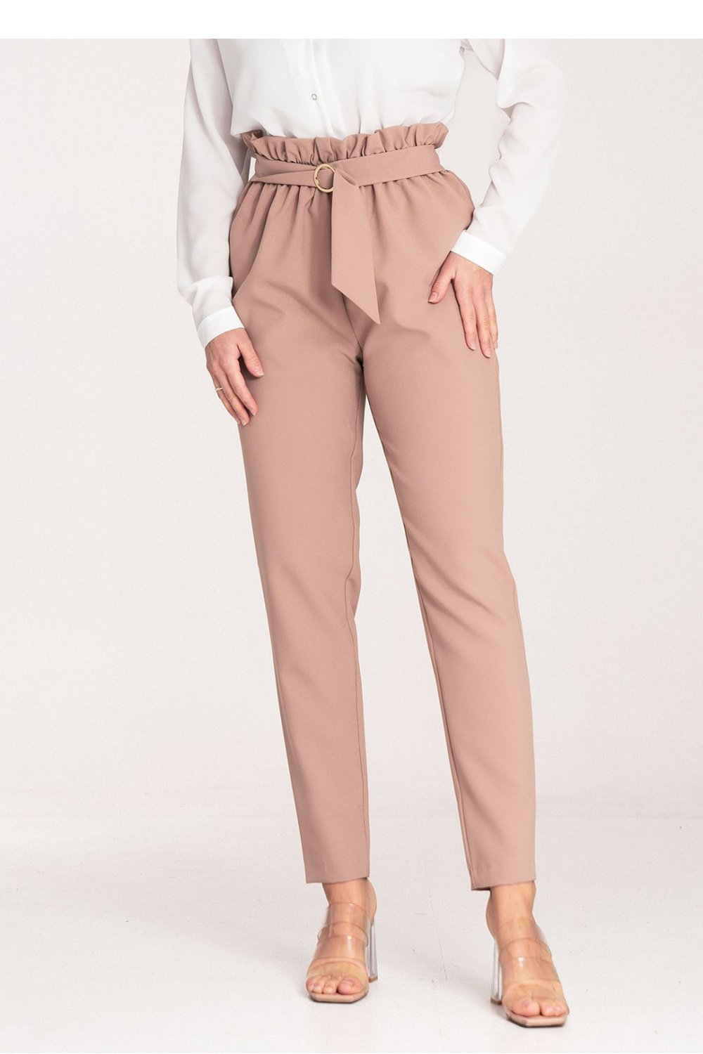  Women trousers model 204299 Figl  beige