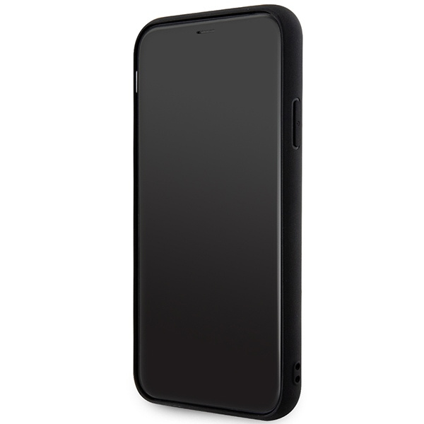 Karl Lagerfeld KLHCN61RUPKLPK Apple iPhone 11/XR hardcase black 3D Monogram