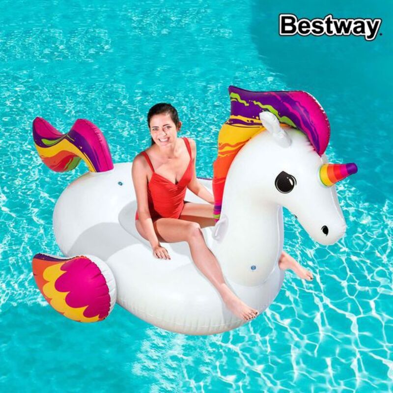 Inflatable pool figure Bestway 164 x 224 cm Unicorn