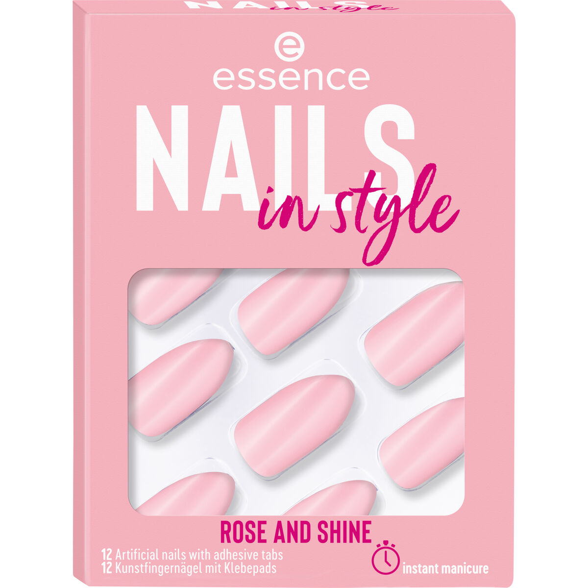 Sztuczne paznokcie Essence Nails In Style 12 Części Nº 14-rose and shine