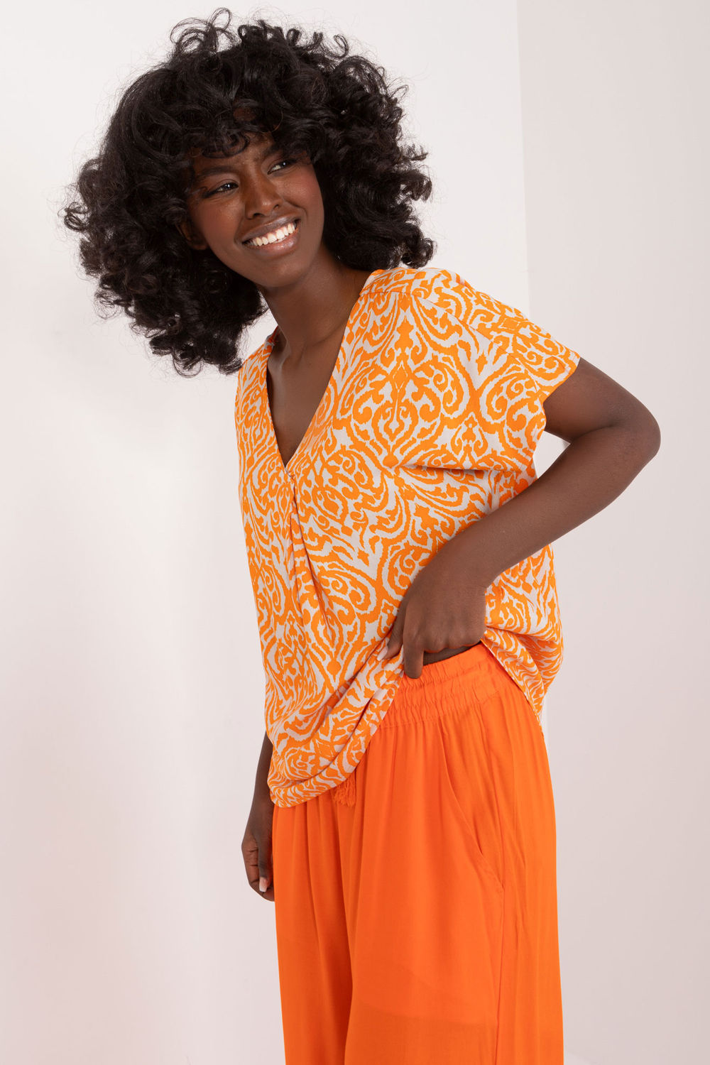  Blouse model 196918 Sublevel  orange