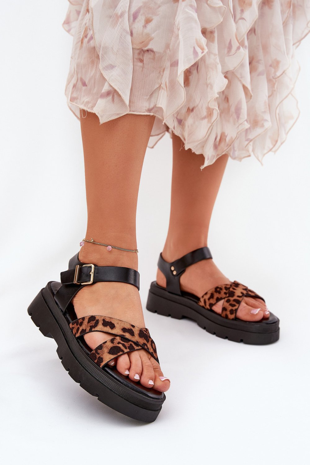  Sandals model Step in style  brown