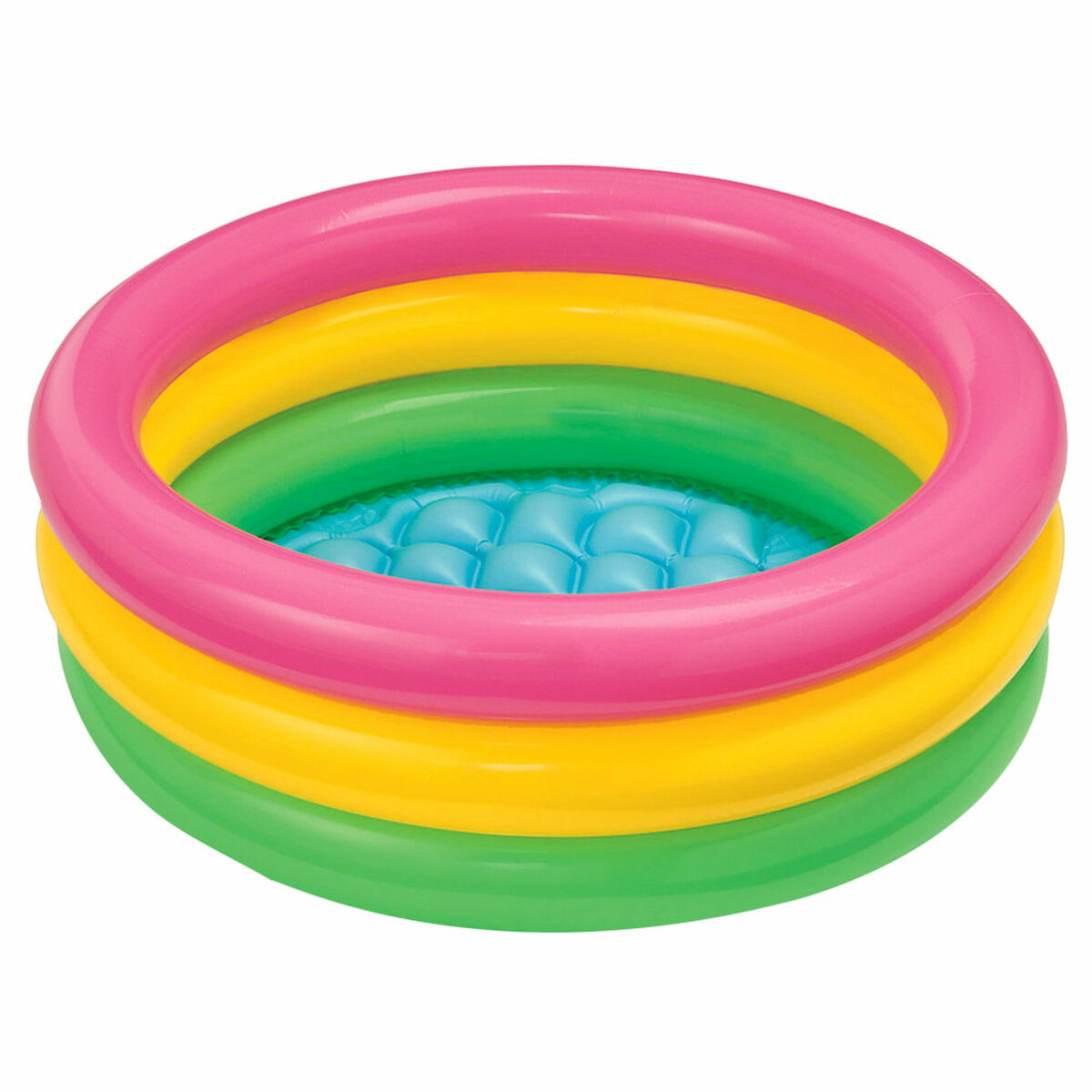 Inflatable Paddling Pool for Children Intex Sunset Rings 86 x 25 x 86 cm 68 L (6 Units)